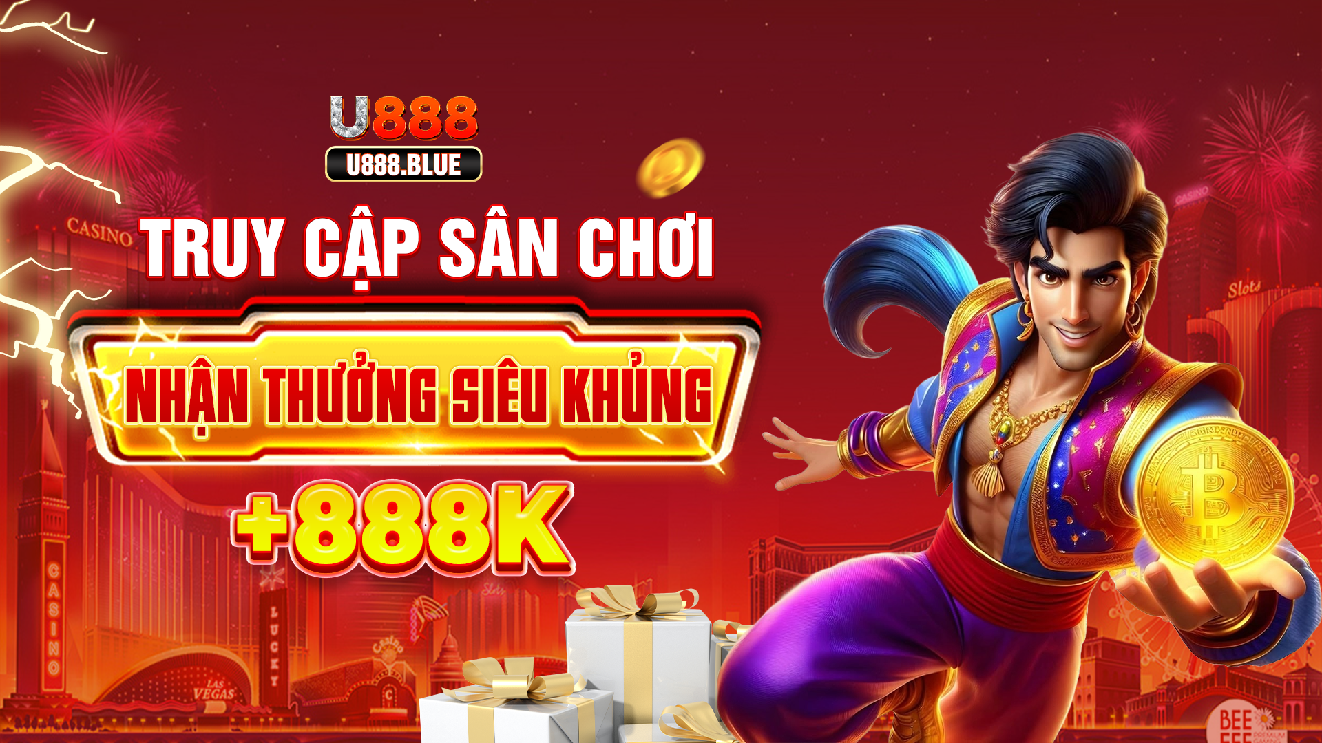 truy cập sân chơi u888.blue nhận thưởng siêu khủng lên đến +888K